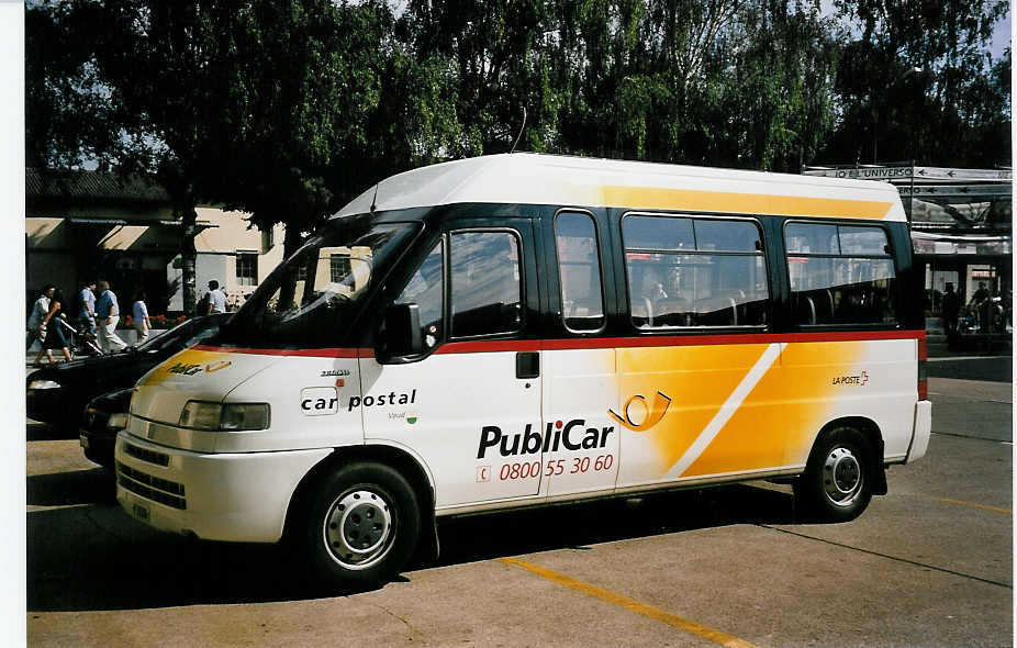 (055'516) - PTT-Regie - P 21'104 - Fiat am 25. August 2002 in Yverdon, Garage