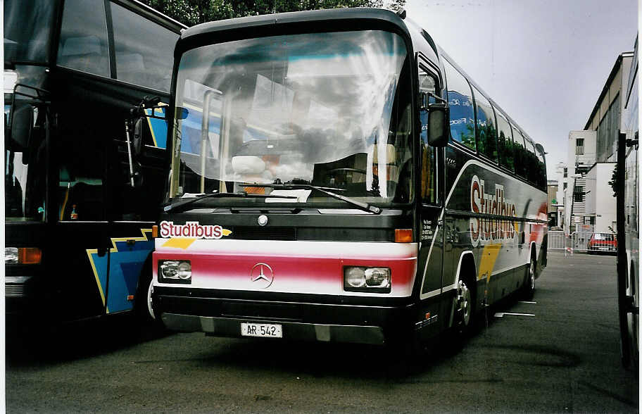 (055'826) - Studach, Teufen - AR 542 - Mercedes am 31. August 2002 in Biel, Terminal B