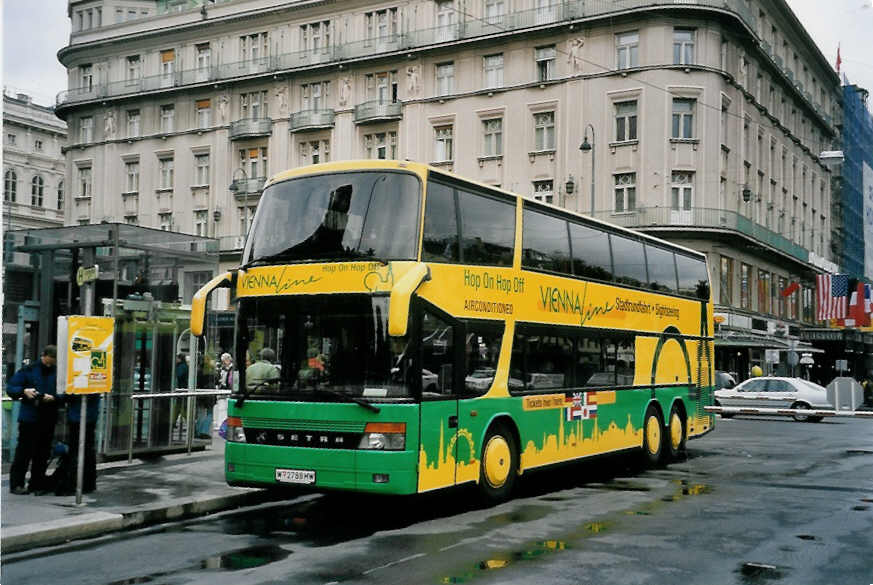 (056'506) - Vienna Linie - W 2788 MW - Setra am 8. Oktober 2002 in Wien, Oper