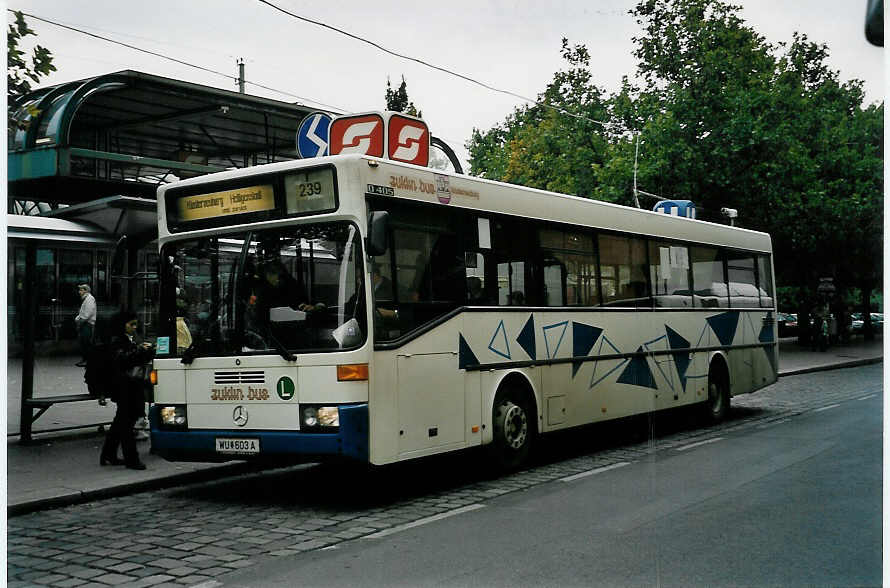 (056'623) - Zuklin, Klosterneuburg - WU 603 A - Mercedes am 9. Oktober 2002 in Wien, Heiligenstadt