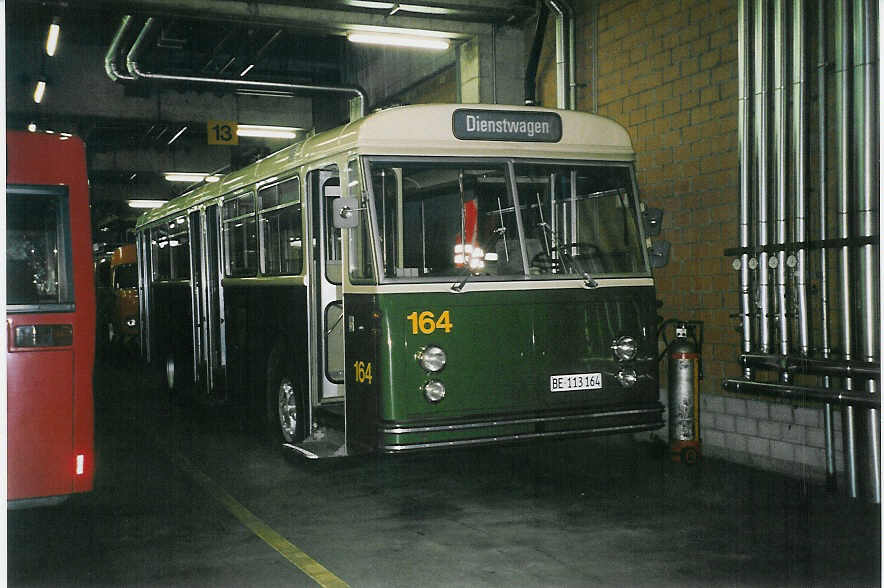 (058'132) - SVB Bern - Nr. 164/BE 113'164 - FBW/R&J am 31. Dezember 2002 in Bern, Eigergarage (Enteiser)