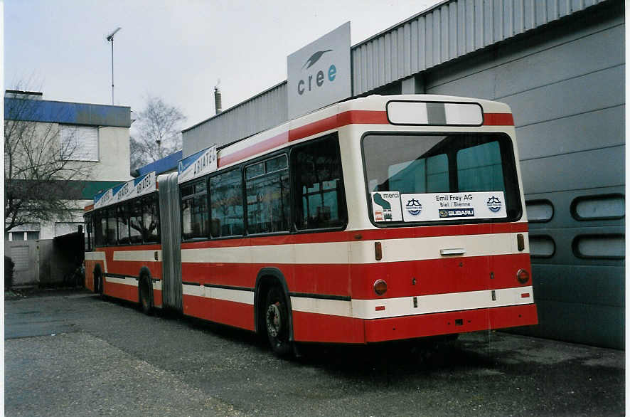 (058'518) - VB Biel - Nr. 132 - Volvo/R&J am 18. Januar 2003 in Biel, BTR