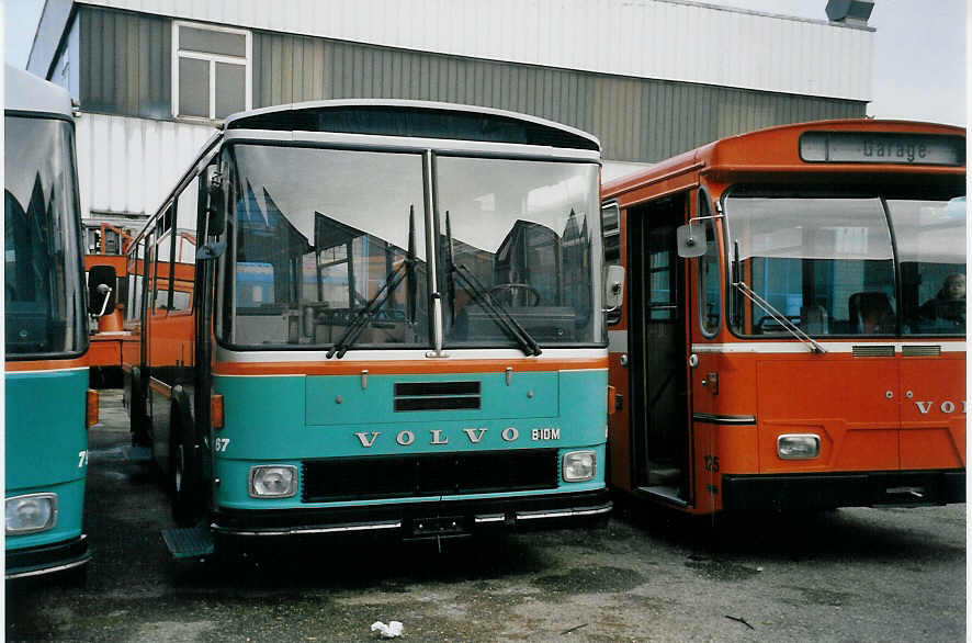 (058'525) - GFM Fribourg - Nr. 67 - Volvo/Hess am 18. Januar 2003 in Biel, BTR