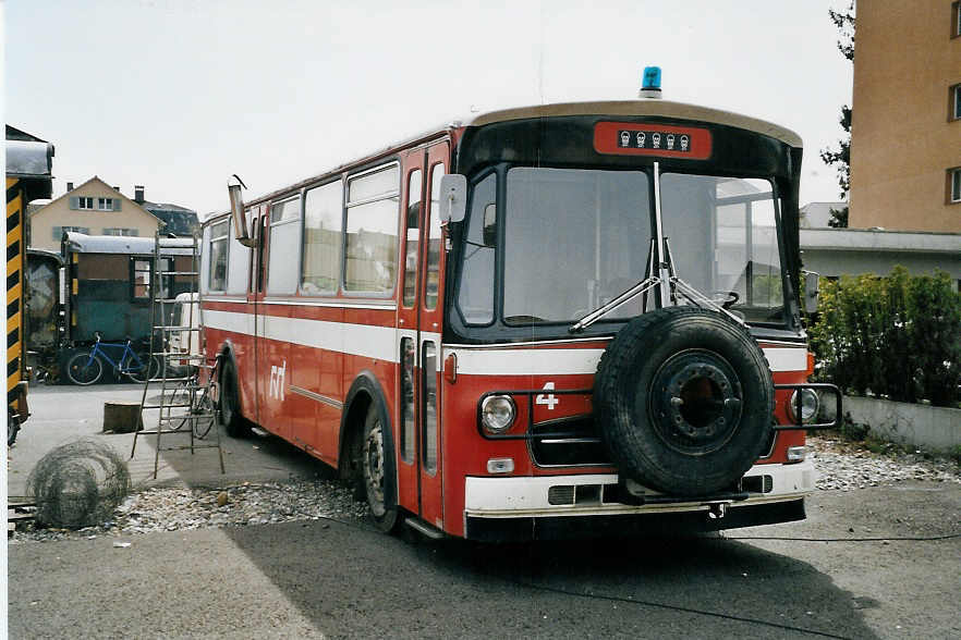 (059'710) - ??? - Nr. 4 - Mercedes (ex RVT La Chaux-de-Fonds Nr. 4) am 14. April 2003 in Biel