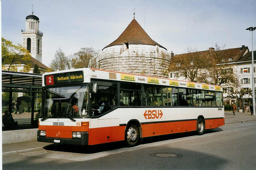 (059'804) - BSU Solothurn - Nr. 65/SO 21'973 - Mercedes am 14. April 2003 in Solothurn, Amthausplatz