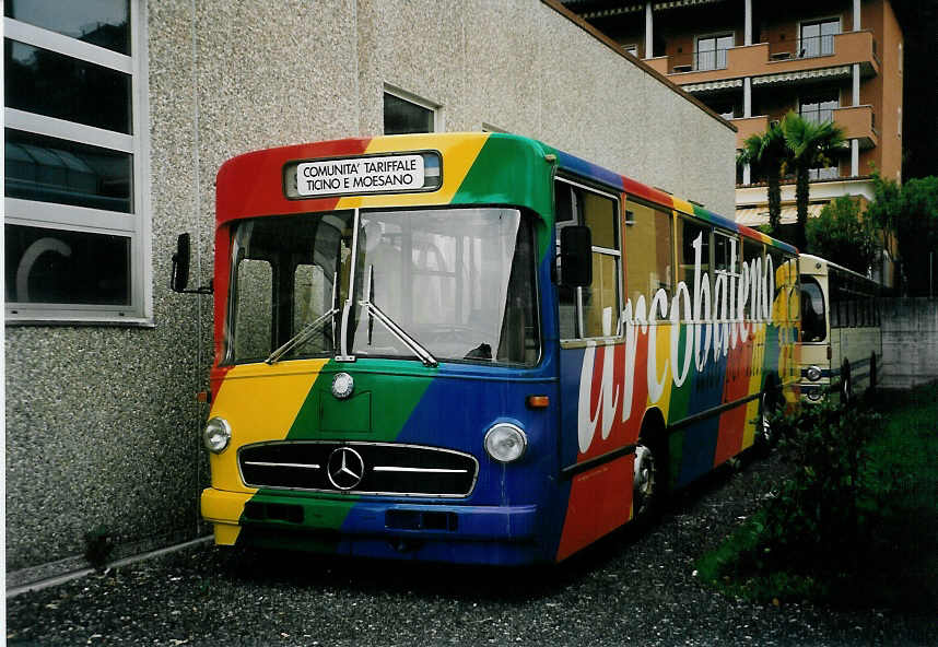 (060'305) - FART Locarno - Nr. 1 - Mercedes/Vetter (ex Nr. 19) am 26. Mai 2003 in Locarno, Deposito