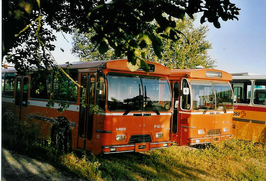 (060'712) - ZVB Zug - Nr. 32 - FBW/Hess am 21. Juni 2003 in Herzogenbuchsee, Heiniger (Teilaufnahme)