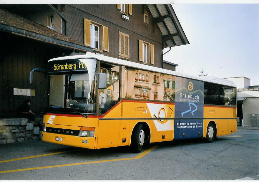 (061'530) - Schnider, Schpfheim - LU 15'606 - Setra am 13. Juli 2003 beim Bahnhof Schpfheim