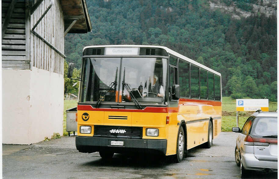 (062'014) - AVG Meiringen - Nr. 64/BE 401'364 - NAW/Hess (ex P 24'449) am 28. Juli 2003 in Innertkirchen, Hotel Alpina