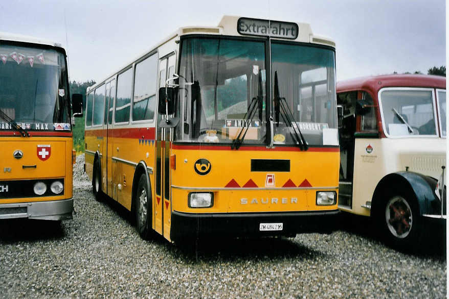 (062'912) - Toldo, Zrich - ZH 484'215 - Saurer/R&J (ex Peter, Pfaffnau) am 30. August 2003 in Niederbipp, Saurertreffen