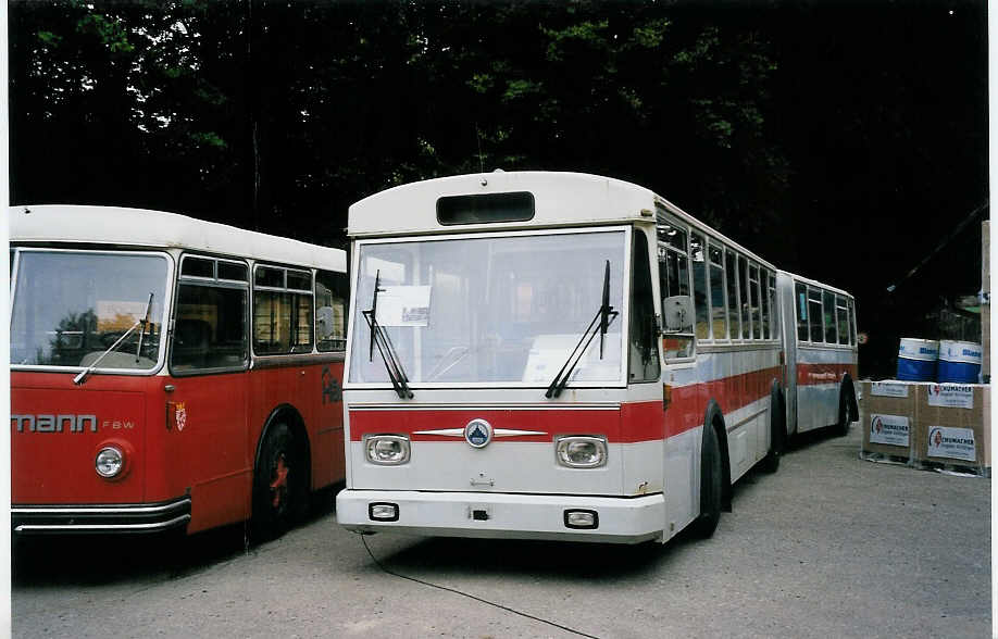 (063'311) - AS Engi (RWB) - Nr. 20 - Saurer/Tscher (ex ASS Schleitheim Nr. 10) am 7. September 2003 in Oberburg, Ziegelgut