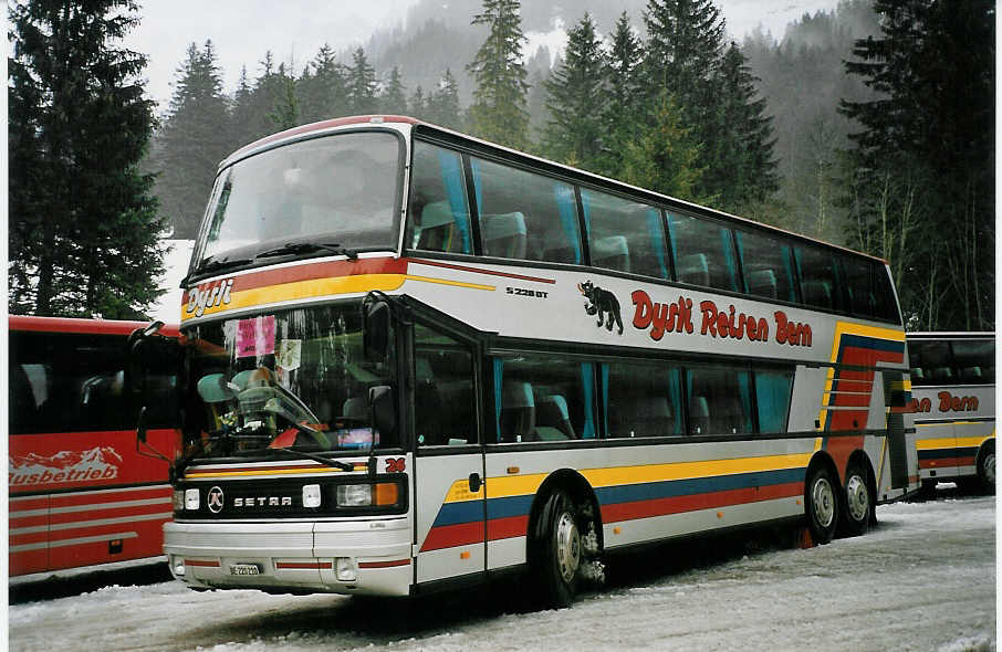 (065'330) - Dysli, Bern - Nr. 26/BE 220'210 - Setra am 7. Februar 2004 in Adelboden, Unter dem Birg