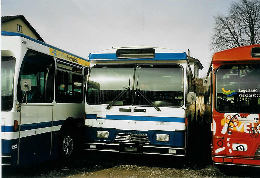 (065'714) - ZVB Zug - Nr. 38 - FBW/Hess am 28. Februar 2004 in Zug, Aabachstrasse