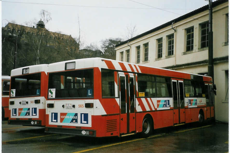 (066'225) - TPG Genve - Nr. 565/GE 96'378 - Mercedes am 21. Mrz 2004 in Genve, Dpt