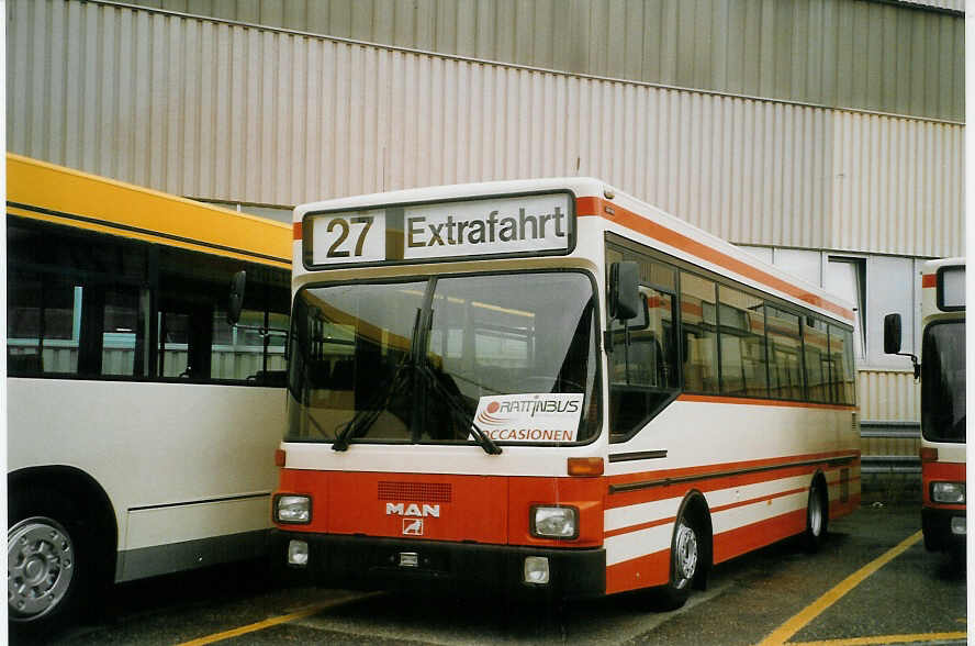 (068'929) - BSF Hochdorf - Nr. 9 - MAN/Gppel am 7. Juli 2004 in Biel, Rattinbus