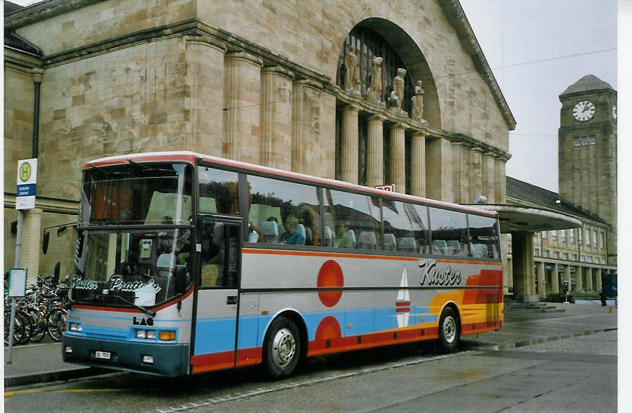 (069'723) - Kuster, Pratteln - BL 7570 - LAG am 24. Juli 2004 in Basel, Badischer Bahnhof