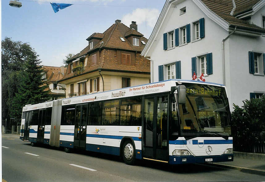 (070'135) - ZVB Zug - Nr. 5/ZG 3355 - Mercedes/Hess am 21. August 2004 in Luzern, Allmend