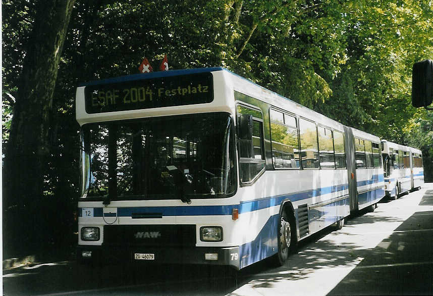 (07'131) - ZVB Zug - Nr. 79/ZG 46'079 - NAW/Hess am 21. August 2004 in Luzern, Inseli-P