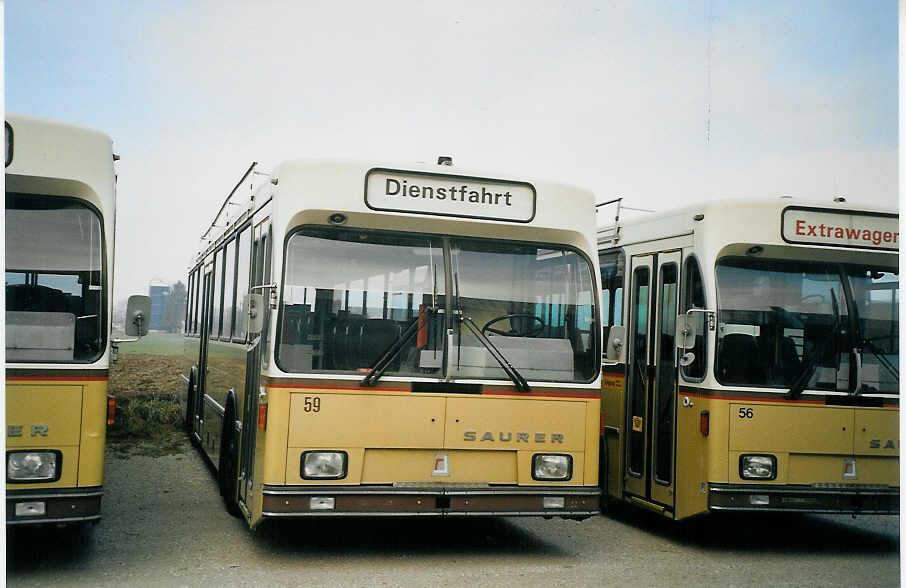 (073'210) - STI Thun - Nr. 59 - Saurer/R&J am 12. Dezember 2004 in Belp, ABAG