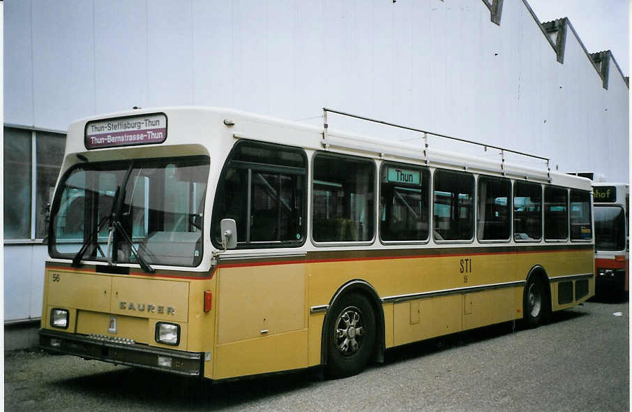 (074'015) - STI Thun - Nr. 56 - Saurer/R&J am 16. Januar 2005 in Biel, BTR