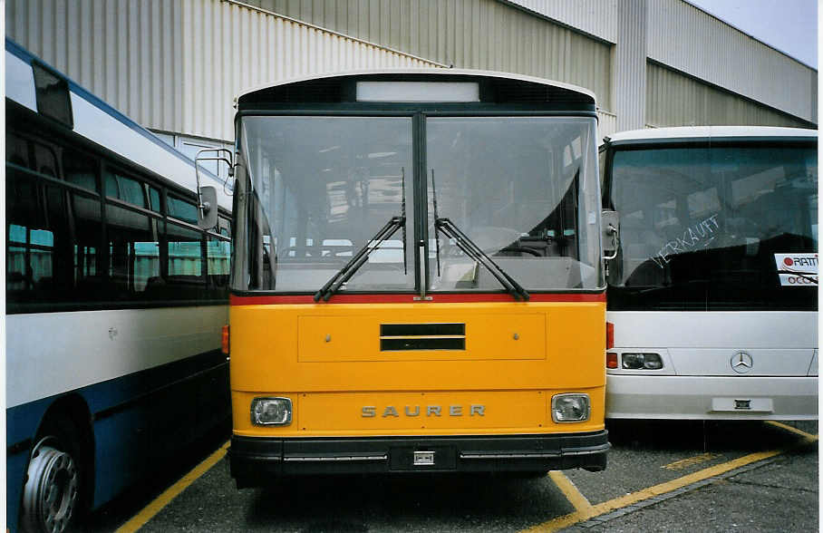 (074'102) - Engeloch, Riggisberg - Nr. 5 - Saurer/Tscher (ex P 25'668) am 16. Januar 2005 in Biel, Rattinbus