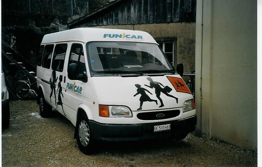 (075'416) - Funi-Car, Biel - Nr. 61/BE 533'461 - Ford am 5. Mrz 2005 in Biel, Garage