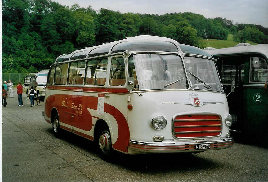 (077'116) - Aus Deutschland: Setra, Ulm - ZH 32'916 U - Setra am 5. Juni 2005 in Liestal, Garage AAGL