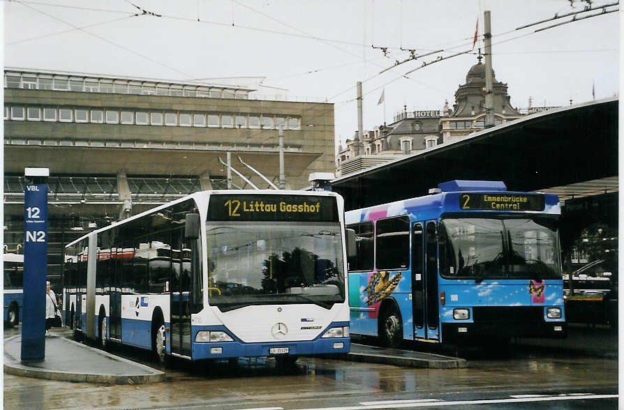 (078'416) - Heggli, Kriens - Nr. 710/LU 15'129 - Mercedes am 11. Juli 2005 beim Bahnhof Luzern