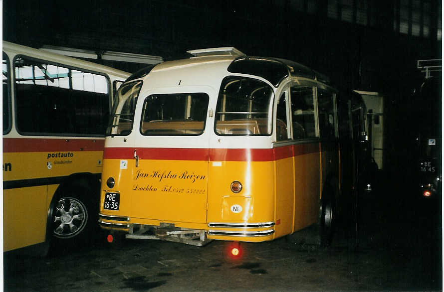 (078'810) - FRAM Drachten - Nr. 1/BE-16-35 - Saurer/Hess (ex M+79'519; ex P 23'160; ex P 2247) am 21. Juli 2005 in Drachten, Autobusmuseum