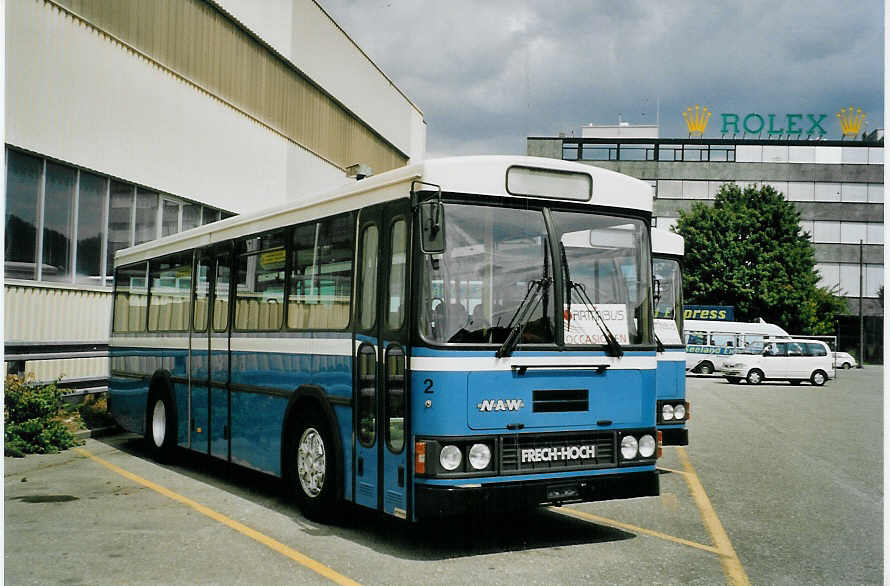 (079'423) - Bucheli, Kriens - Nr. 2 - NAW/FHS am 13. August 2005 in Biel, Rattinbus