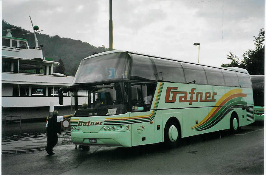 (079'527) - Gafner, Thun - Nr. 23/BE 317'730 - Neoplan am 23. August 2005 in Thun, CarTerminal