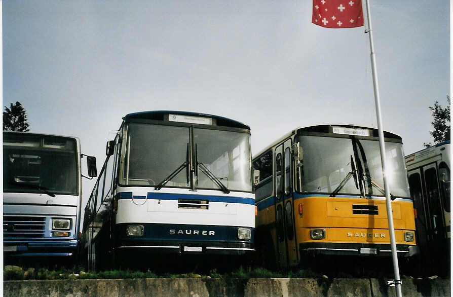 (079'733) - ZVB Zug - Nr. 40 - Saurer/Hess (ex P 25'800) am 27. August 2005 in Btzberg, Heiniger