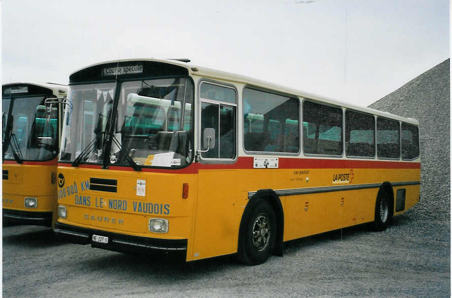 (079'806) - Montandon, Peseux - NE 227 U - Saurer/Hess (ex P 25'631) am 27. August 2005 in Niederbipp, Saurertreffen