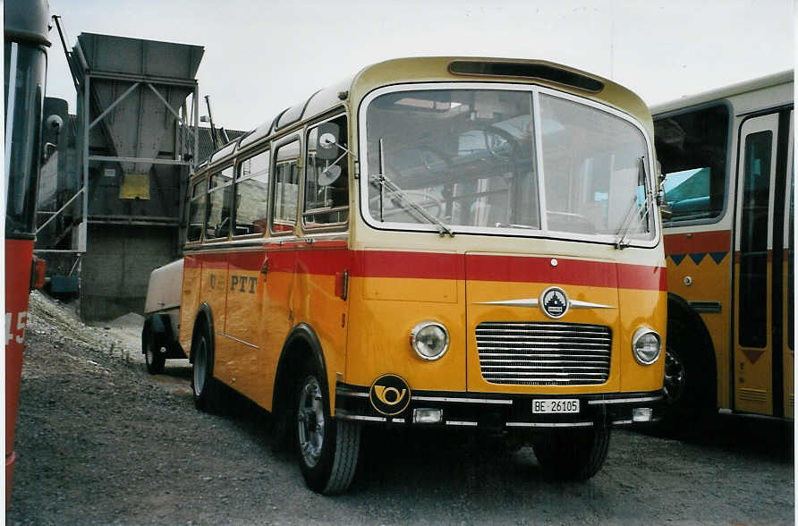 (079'820) - Schmid, Thrishaus - Nr. 9/BE 26'105 - Saurer/R&J (ex Geiger, Adelboden Nr. 9) am 27. August 2005 in Niederbipp, Saurertreffen