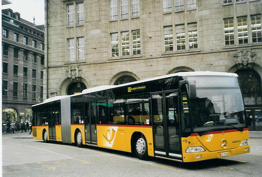 (080'905) - Cars Alpin Neff, Arbon - Nr. 12/TG 75'706 - Mercedes am 18. Oktober 2005 beim Bahnhof St. Gallen