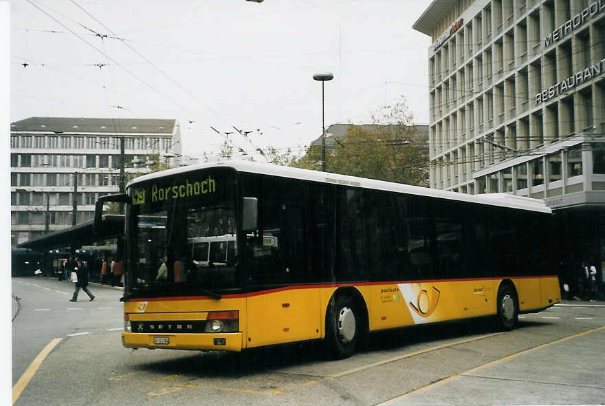 (080'906) - Schwizer, Goldach - SG 103'264 - Setra am 18. Oktober 2005 beim Bahnhof St. Gallen