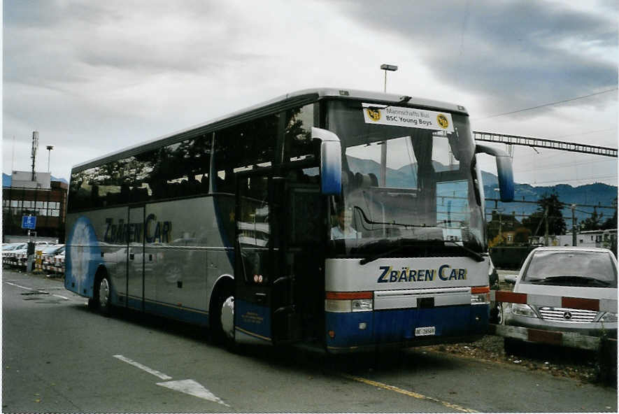 (081'326) - Zbren, Konolfingen - BE 26'569 - Van Hool am 26. Oktober 2005 in Thun, CarTerminal 