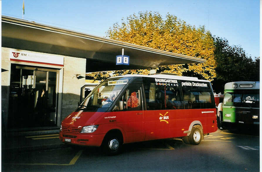 (081'421) - AAGK Koppigen - Nr. 14/BE 567'514 - Mercedes/Auwrter am 29. Oktober 2005 beim Bahnhof Burgdorf