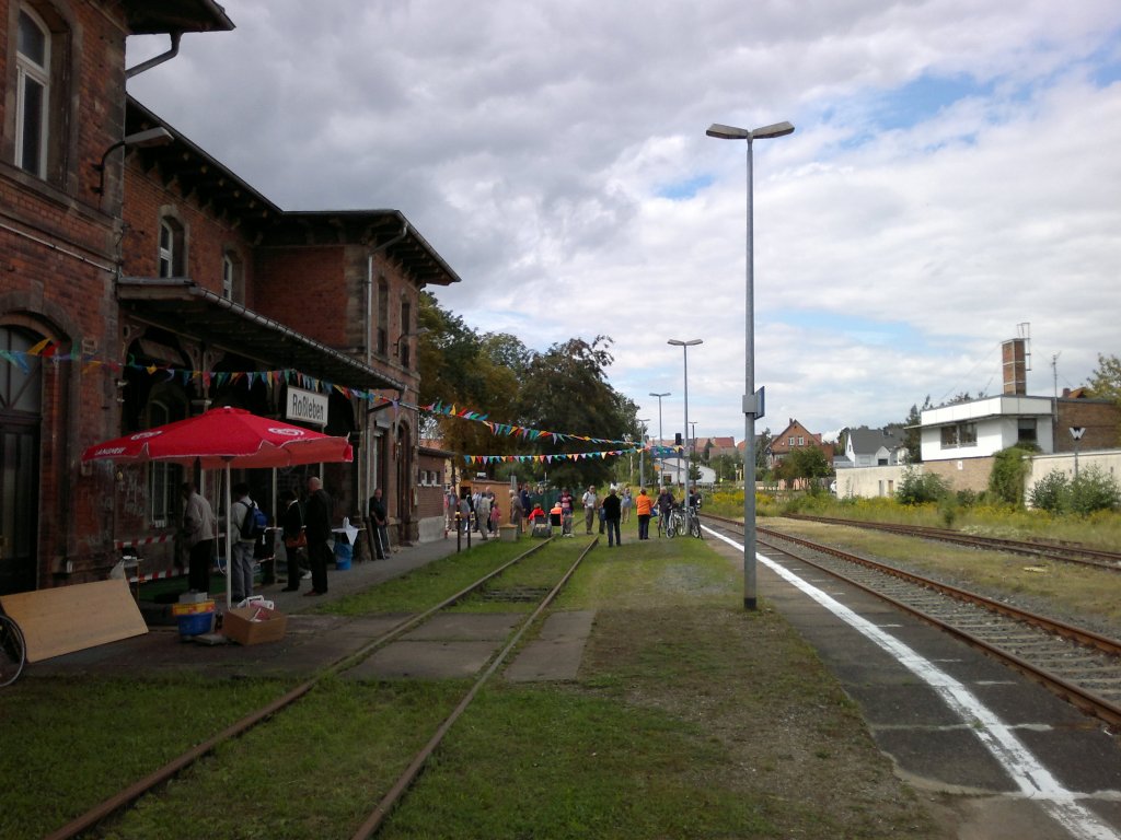 Am 28.08.2011 fand unser 6. Unstrutbahnfest im Bf Roßleben statt. Das Wetter hielt und zahlreiche Besucher verbrachten ein paar schöne Stunden am Bahnhof.