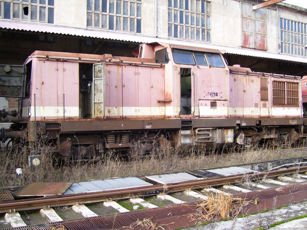 ARCO 1002 (ex DB 201 222-7) am Zementwerk Karsdorf; 24.11.2007