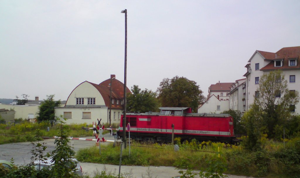 EBS 202 738-1 am 05.09.2012 als Tfzf von Leipzig Wiederitzsch nach Karsdorf, in Naumburg Ost. (Foto: Kevin Wrobel)