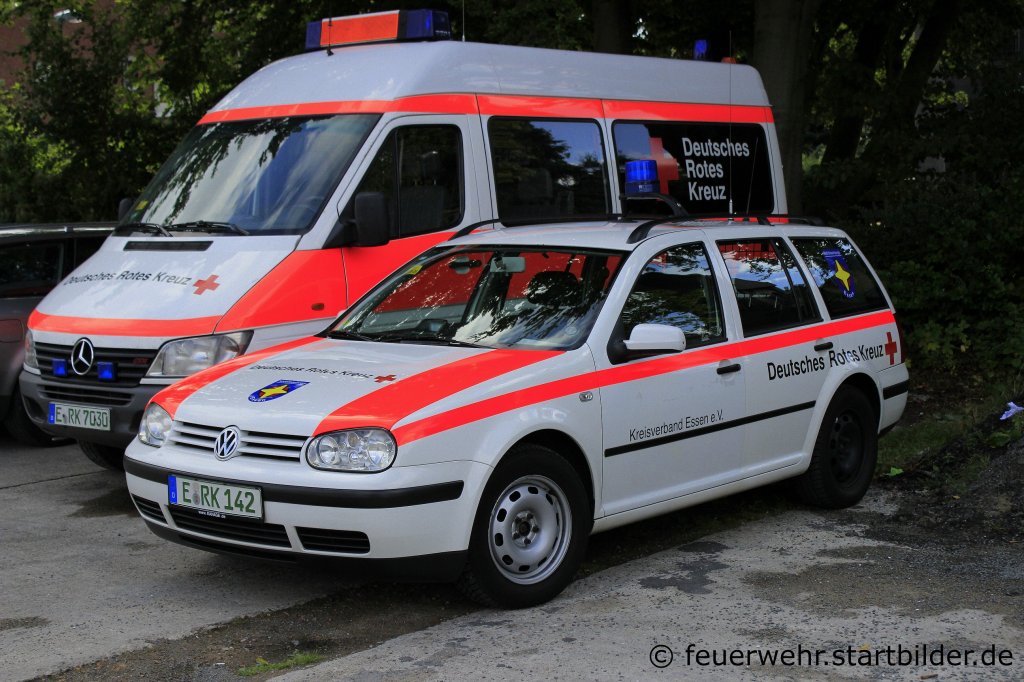 Fahrzeug der Notfallseelsorge des DRK Essen.
Aufgenommen beim Tdot der BF Essen, 25.8.2012.