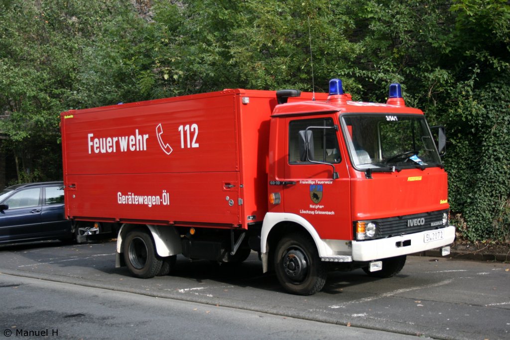 Feuerwehr Netphen
SI 2072
IVECO Magirus
GW-�l
Aufgenommen beim NRW Tag in Siegen am, 18.9.2010.


