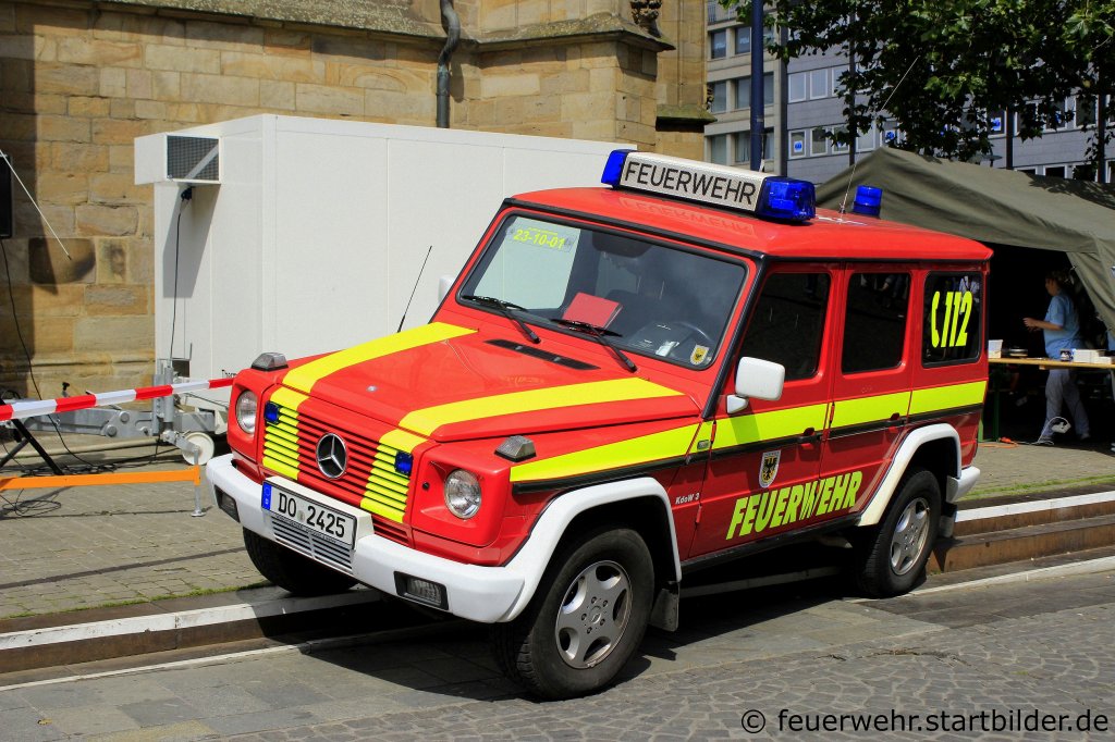 Kdow (Florian Dortmund 23/10/01).
Aufgenommen beim Stadtfeuerwehrtag in Dortmund, 7.7.2012.