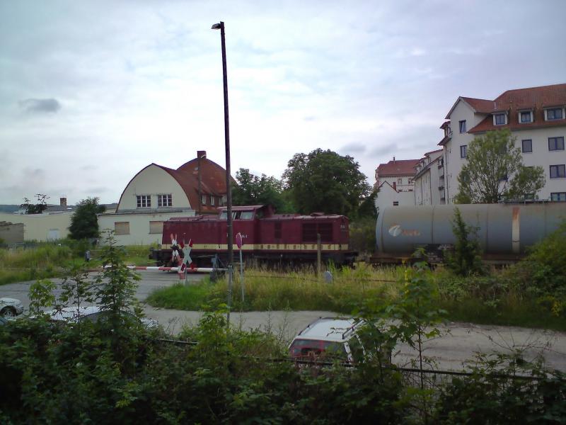 LEG 202 484-2 mit einem Kesselwagen auf der Fahrt von Karsdorf nach Bad Schandau, am 03.07.2012 in Naumburg Ost. (Foto: Kevin Wrobel)