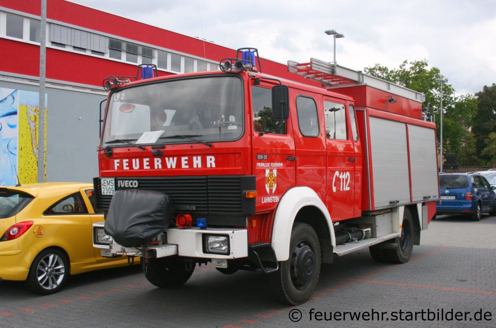 LF 16TS der Feuerwehr Lahnstein.
Aufgenommen beim Tag der Offenen T�r der Fw Koblenz, 28.8.2011.


