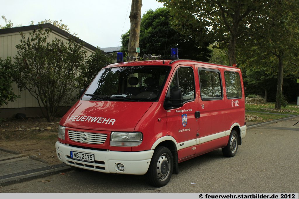 MTW (Florian Homberg 10-19) der Feuerwehr Homberg(Ohm).
Aufgenommen beim Jubil�um 50 Jahre LFV-Rheinland-Pfalz in Mainz,6.10.2012.