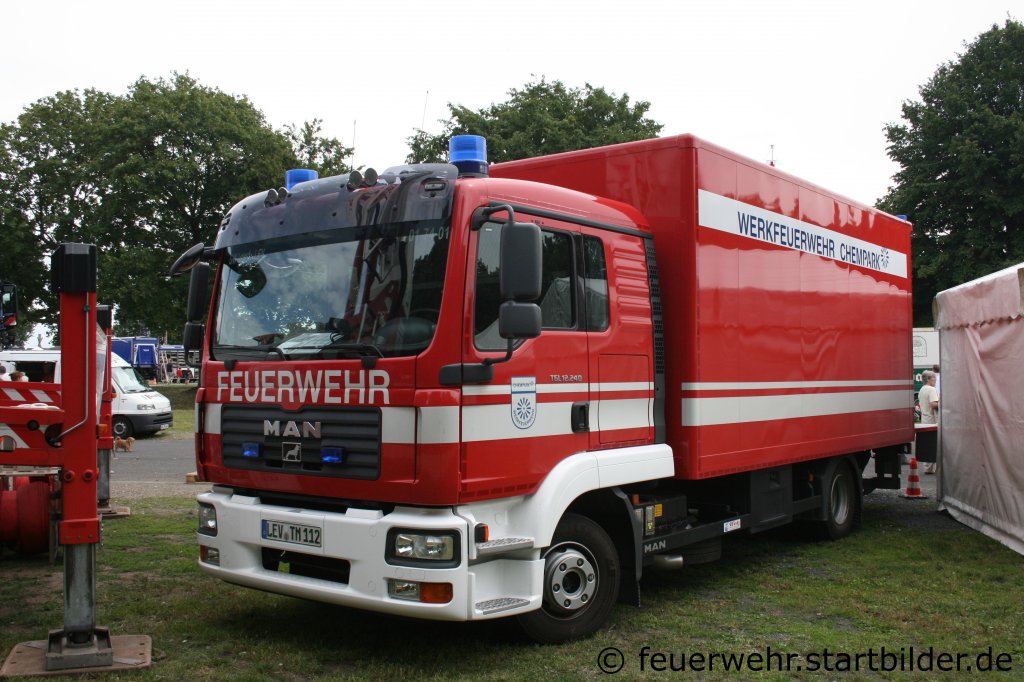 Werkfeuerwehr Chempark Leverkusen
Aufgenommen beim Blaulichtag in Krefeld am 10.7.2011.