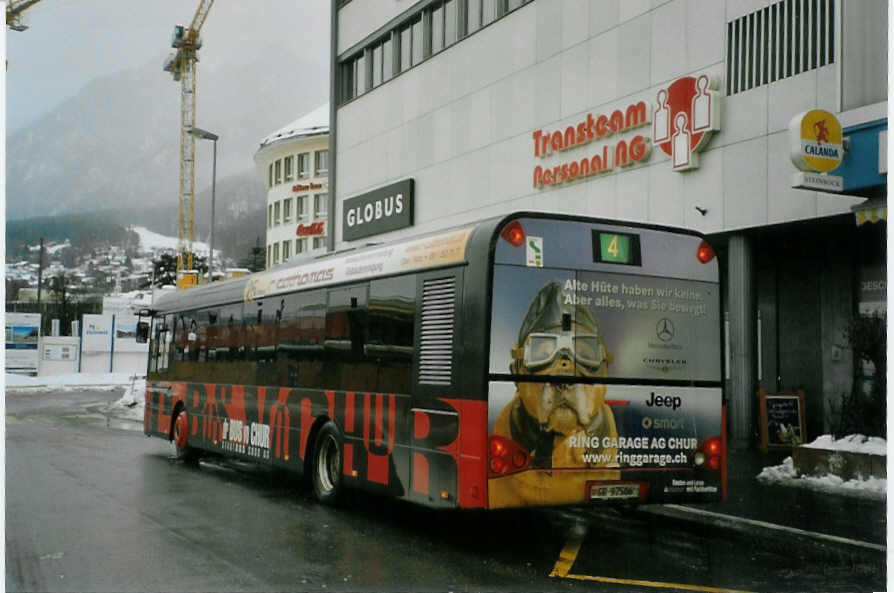 (082'318) - SBC Chur - Nr. 6/GR 97'506 - Solaris am 1. Januar 2006 beim Bahnhof Chur