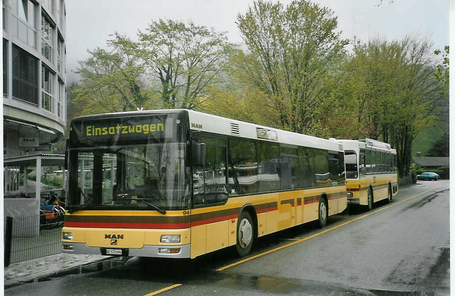 (084'324) - STI Thun - Nr. 94/BE 572'094 - MAN am 28. April 2006 bei der Schifflndte Thun